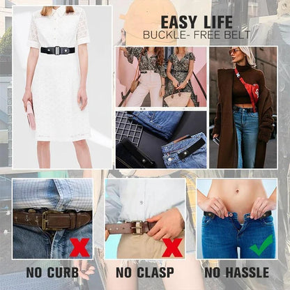 Buckle-free Invisible Elastic Waist Belts