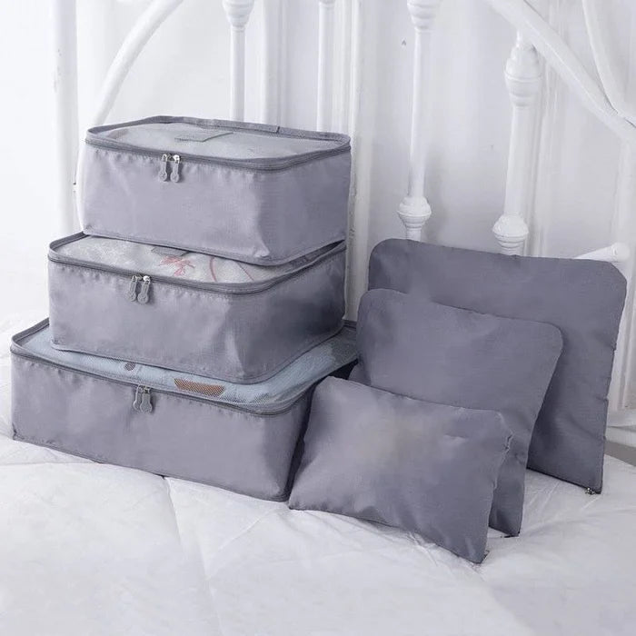 LAST DAY HOT SALE 38% OFF - 6 pieces portable luggage packing cubes