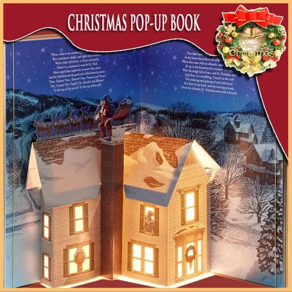 The Enchanted Christmas Eve Pop-Up Book (Light + Sound)