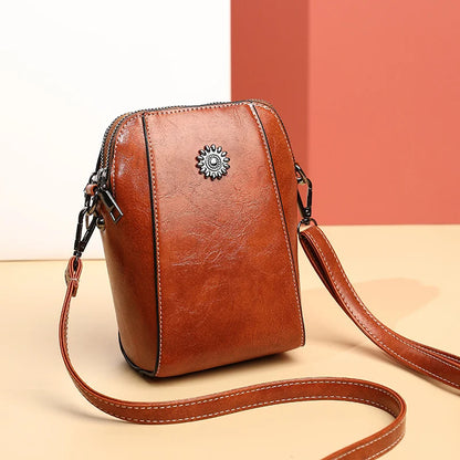 Retro Cowhide Shoulder Bag