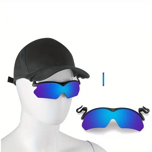 ClearView - Adjustable Polarized Clip Cap Sunglasses