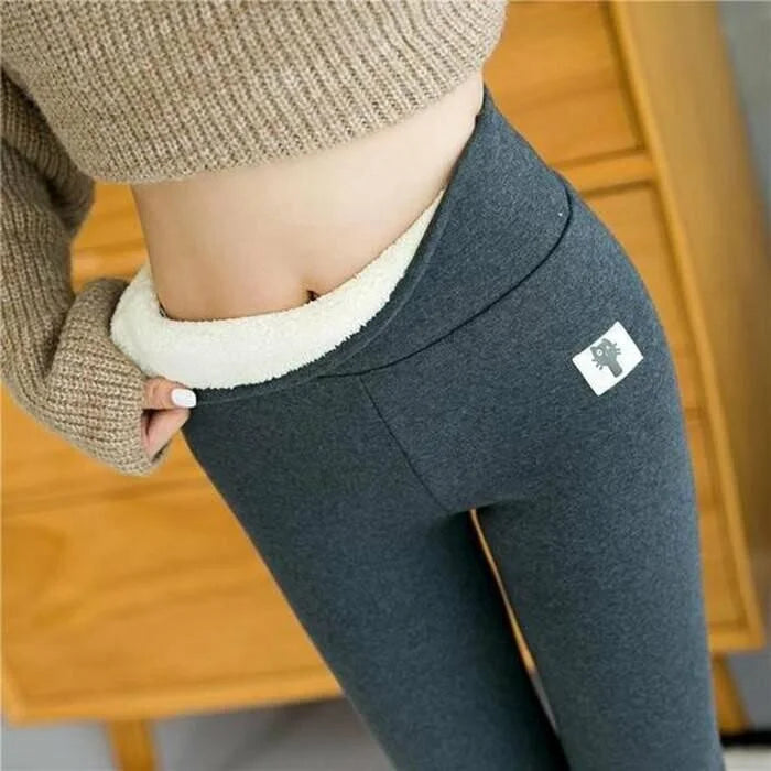 Winter Thermal Leggings High Waisted Pants For Women