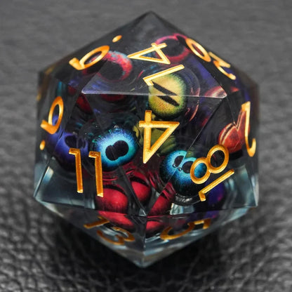 AquaEyes - Polyhedral Liquid Dice Set