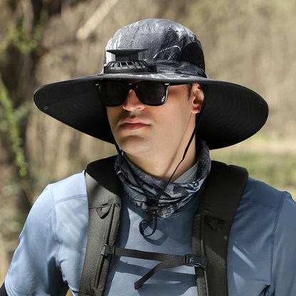 CoolShade - Solar Fan Outdoor Adventure Hat