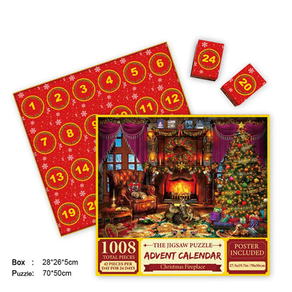 Merry Jigsaw Advent Calendar Puzzle