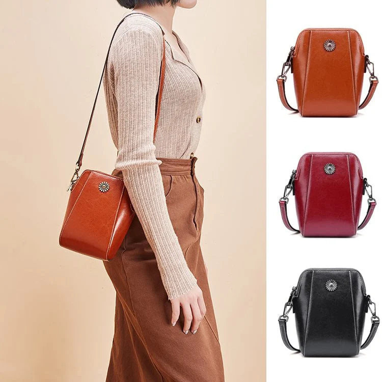 Retro Cowhide Shoulder Bag