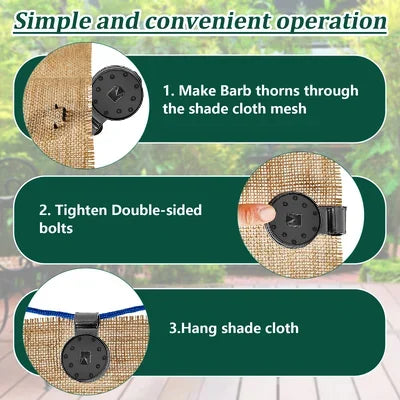 Shade Cloth Heavy Duty Lock Grip