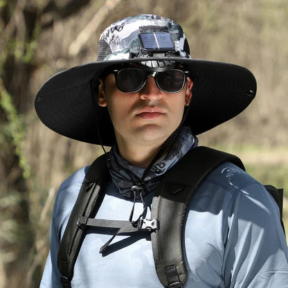 CoolShade - Solar Fan Outdoor Adventure Hat