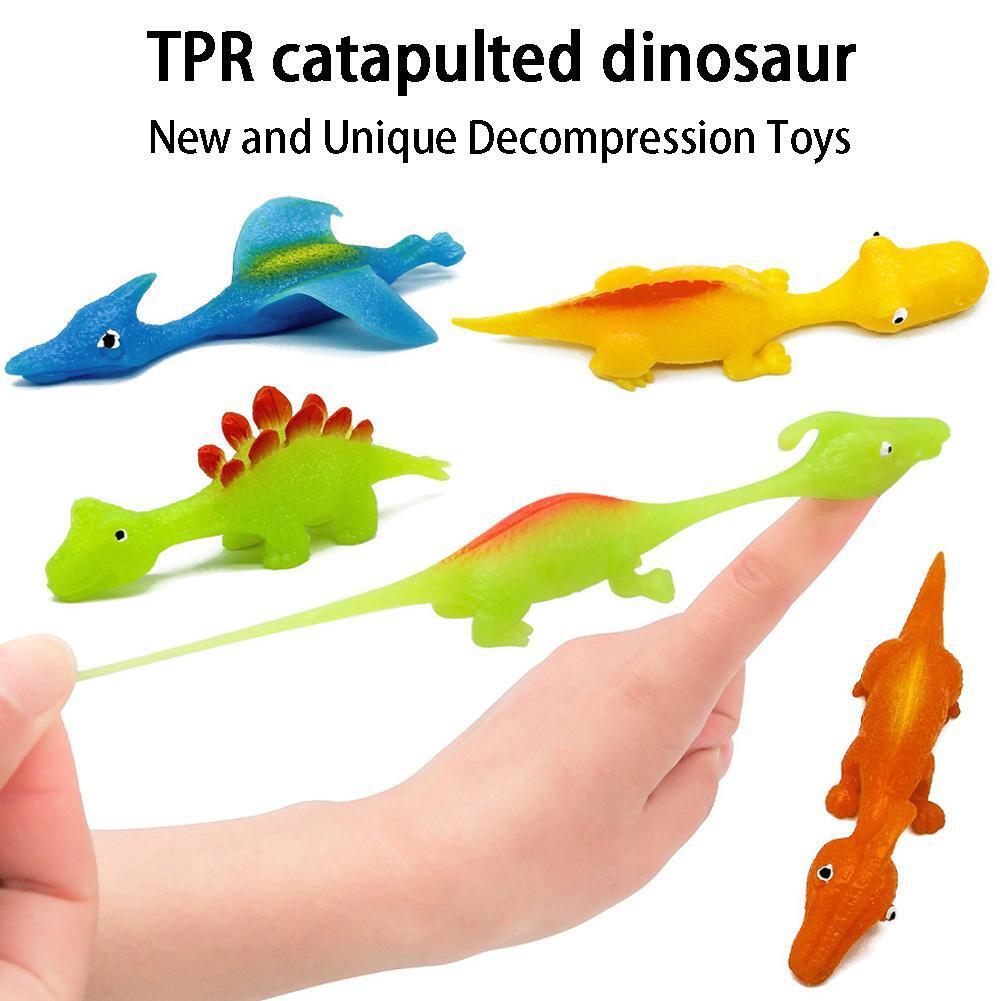 Slingshot Dino-Launch Finger Fun Toys