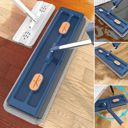 CleanSweep - Ultimate Flat Mop & Scraper Combo