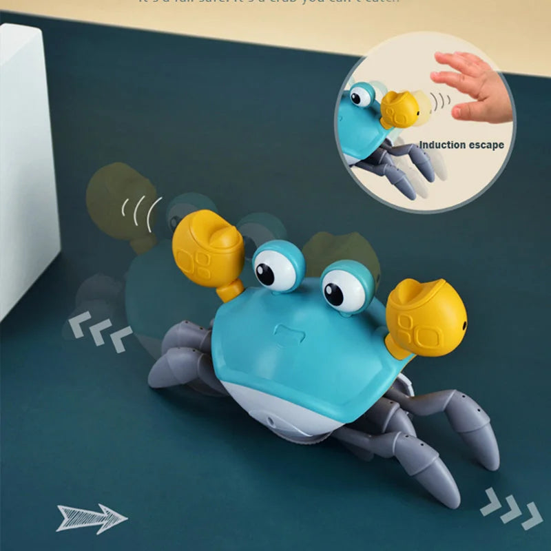 Induction Escape Crawling Crab Rechargeable Pet Musical Toy