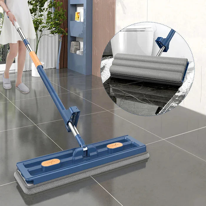 CleanSweep - Ultimate Flat Mop & Scraper Combo