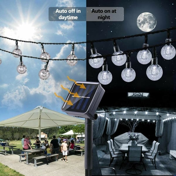 🔥Last Day 50% OFF🔥 - Waterproof Solar Powered LED Outdoor String Lights