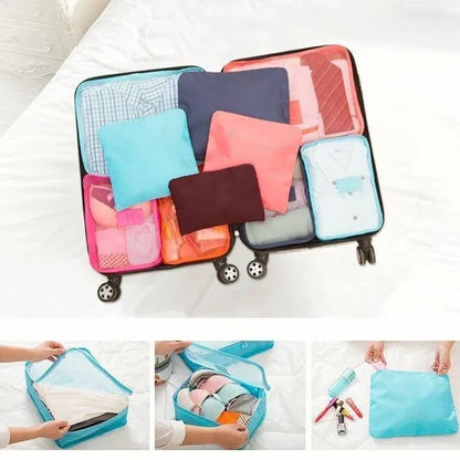 LAST DAY HOT SALE 38% OFF - 6 pieces portable luggage packing cubes