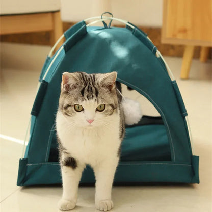 FurryHaven -  Waterproof Portable Pet Tent Bed