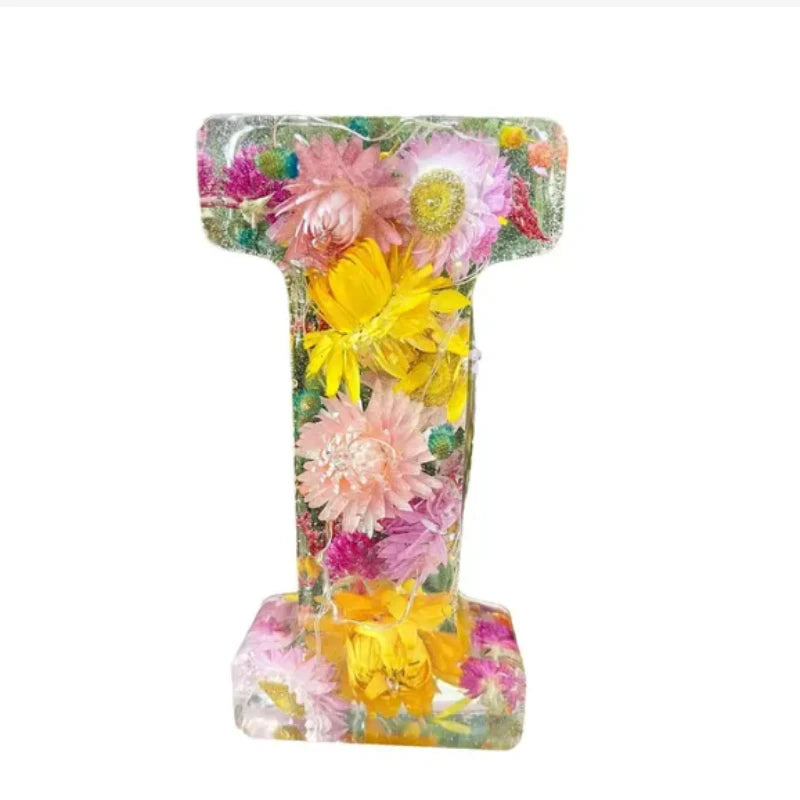 FloralGlow - Captivating Floral Resin Night Light