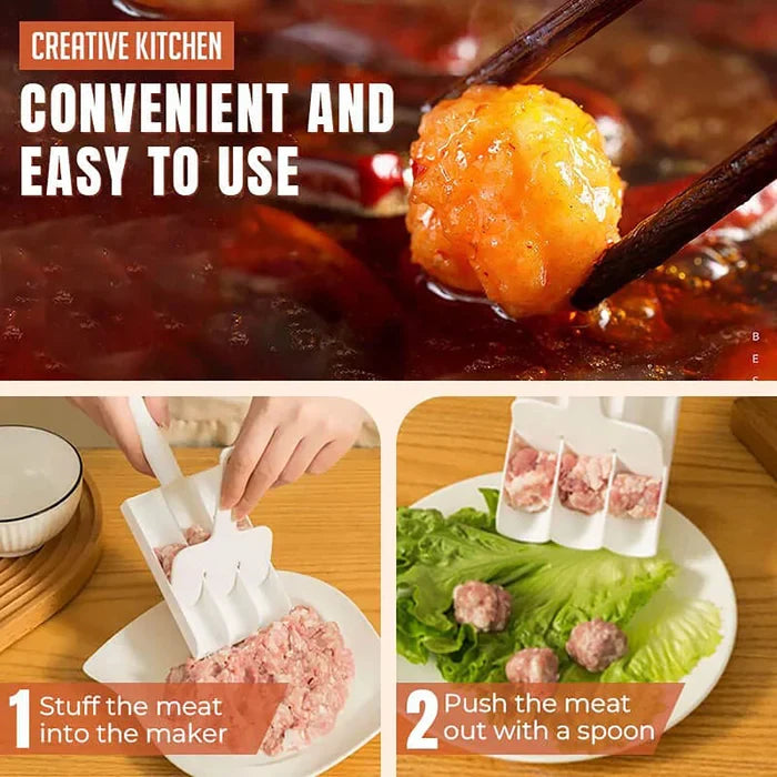 MeatMaster | Trio-Shape Meatball Maker