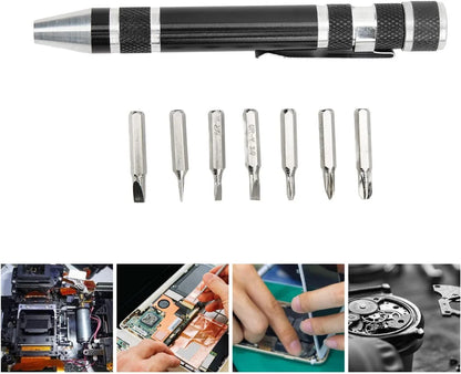 8-in-1 Pocket Pen Screwdriver