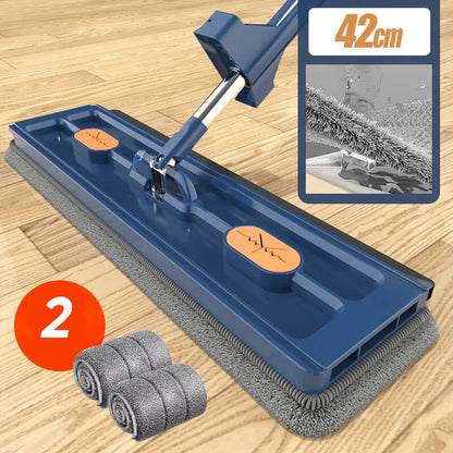 CleanSweep - Ultimate Flat Mop & Scraper Combo