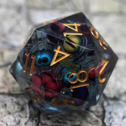 AquaEyes - Polyhedral Liquid Dice Set