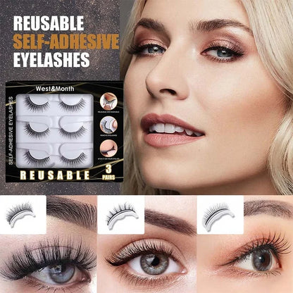 LashLove Self-Fix Adhesives and Reusable Eyelashes