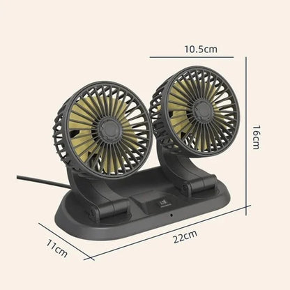 TurboCool - Ultimate Dual Cooling Car Fan