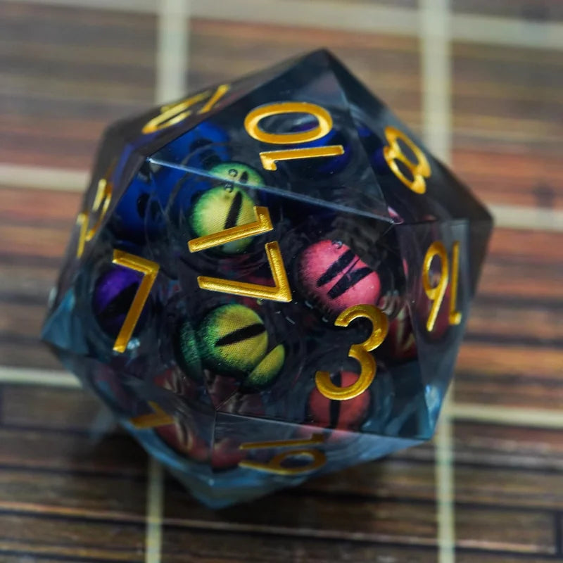 AquaEyes - Polyhedral Liquid Dice Set